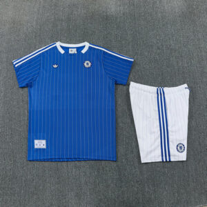Ensemble Maillot de foot Chelsea 2026/2027 - Bleu Rétro