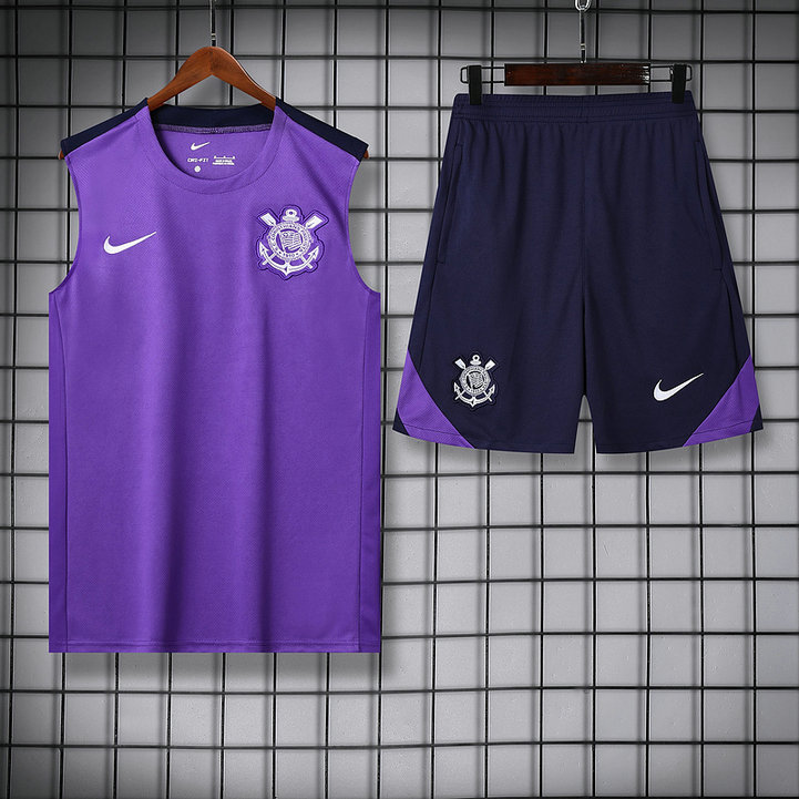Ensemble-Corinthians-2025-2026-Violet-Sans-manches-1.jpg Ensemble Maillot de foot Corinthians 2025/2026 - Violet Sans Manches
