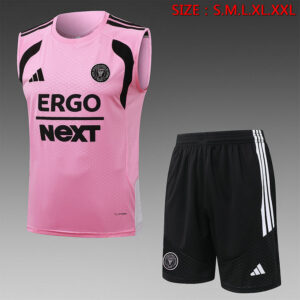 Ensemble Maillot de foot Inter Miami 2026/2027 - Rose Sans Manches