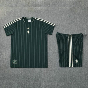 Ensemble Maillot de foot Juventus 2026 - Terrace Icons Vert Foncé