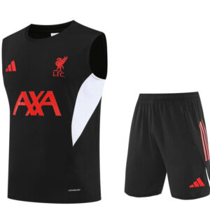 Ensemble Maillot de foot Liverpool 2026/2027 - Noir Sans Manches