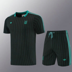 Ensemble Maillot de foot Liverpool 2026 - Terrace Icons Noir