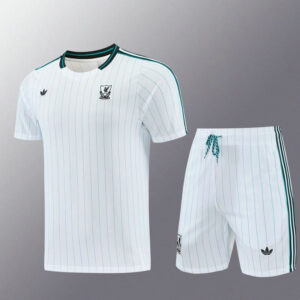 Ensemble Maillot de foot Liverpool 2026 - Terrace Icons Blanc