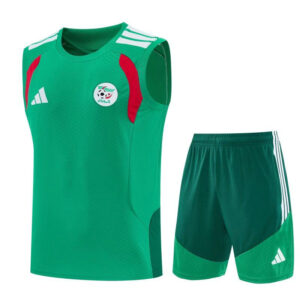 Ensemble Maillot de foot Algérie 2026/2027 - Vert Sans Manches