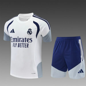 Ensemble Maillot de foot Real Madrid 2026/2027 - Blanc Et Bleu Royal