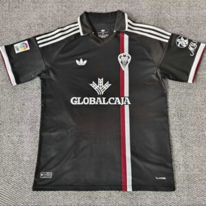 Maillot de foot Albacete Balompié 2025/2026 - Rétro Noir