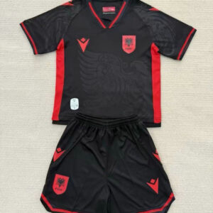 Maillot de Foot Enfant Albanie 2025/2026 – Kit Noir