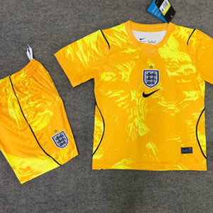 Ensemble Maillot Enfant Angleterre 2026 - Gardien De But Jaune