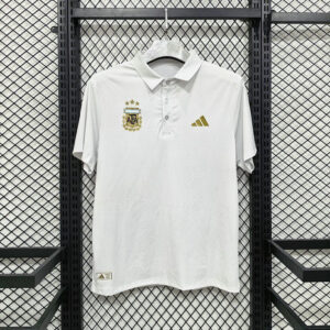 Maillot de foot Argentine - 2026 - Polo blanc