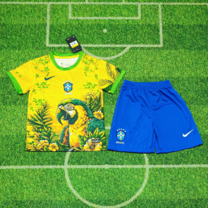 Maillot de Foot Enfant Brésil 2026/2027 – Kit Concept Jaune