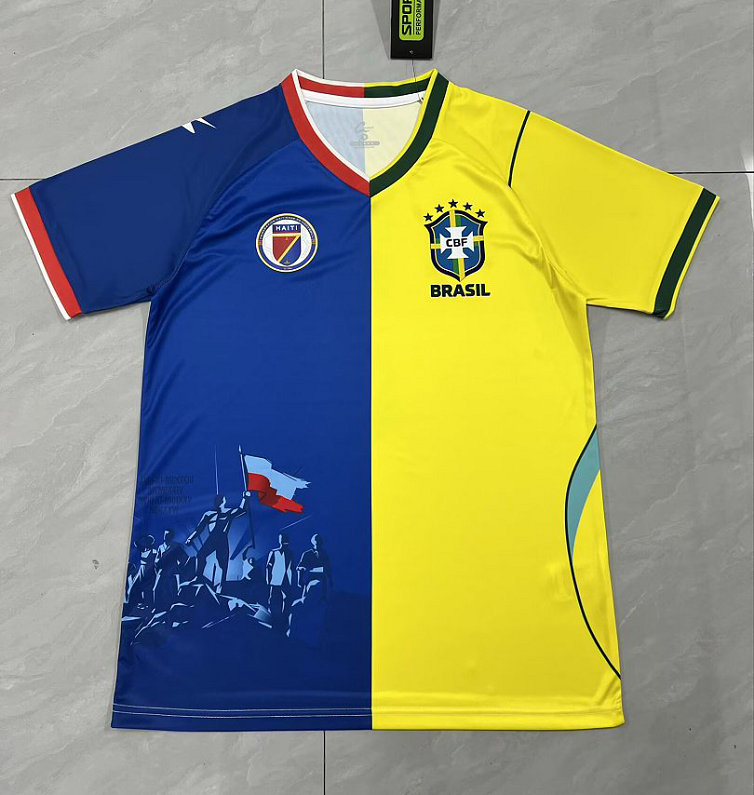 Maillot de foot Brésil x Haïti Pride 2026