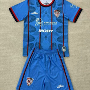 Ensemble Maillot Enfant Cagliari Calcio 2025/2026 - Bleu