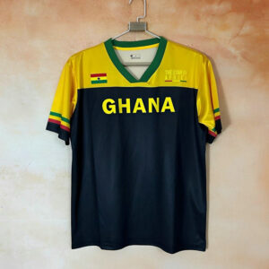 Maillot de foot Ghana 2026/2027 - Édition Spéciale Noir Jaune
