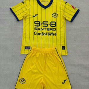 Ensemble Maillot Enfant Hellas Verona 2025 - 40 Ans Jaune