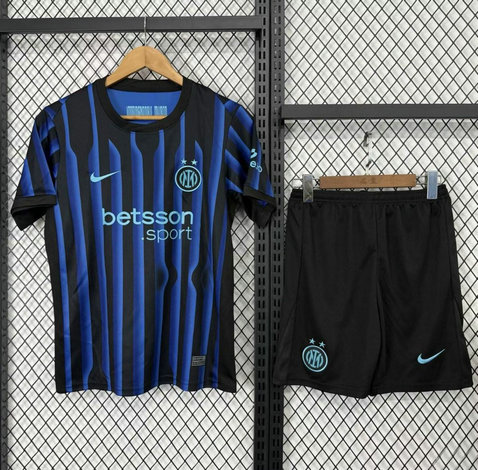 Ensemble Maillot Enfant Inter Milan 2025/2026 - Domicile
