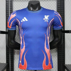 Maillot de foot Match Japon - 2026/2027 - Bleu Avec Flamme Rouge