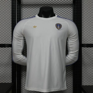 Maillot de foot Match Leeds United - 2026/2027 - Rétro Blanc Manches Longues