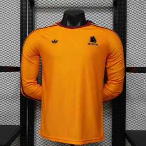 Maillot de foot Match Rome - 2025/2026 - Rétro Orange Manches Longues