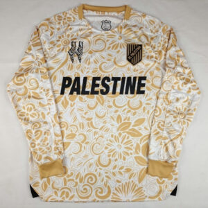 Maillot de foot Palestine 2025/2026 - Jaune P Manches Longues