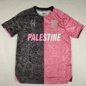 Maillot de foot Palestine 2025/2026 - Noir Et Rose V