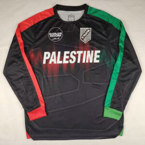 Maillot de foot Palestine 2025/2026 - Noir Concept Manches Longues