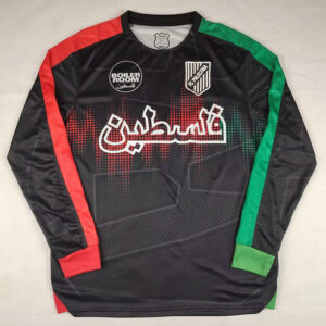 Maillot de foot Palestine 2025/2026 - Noir Concept N Manches Longues