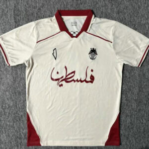 Maillot de foot Palestine Filistin 2025/2026 - Blanc Et Rouge