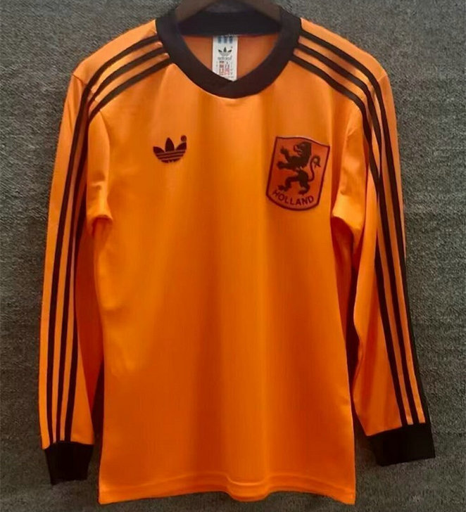 Maillot de foot Pays Bas 1978/1980 - Domicile Manches Longues
