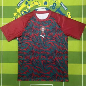 Maillot de foot Portugal 2026/2027 - Bordeaux Vert Camouflage