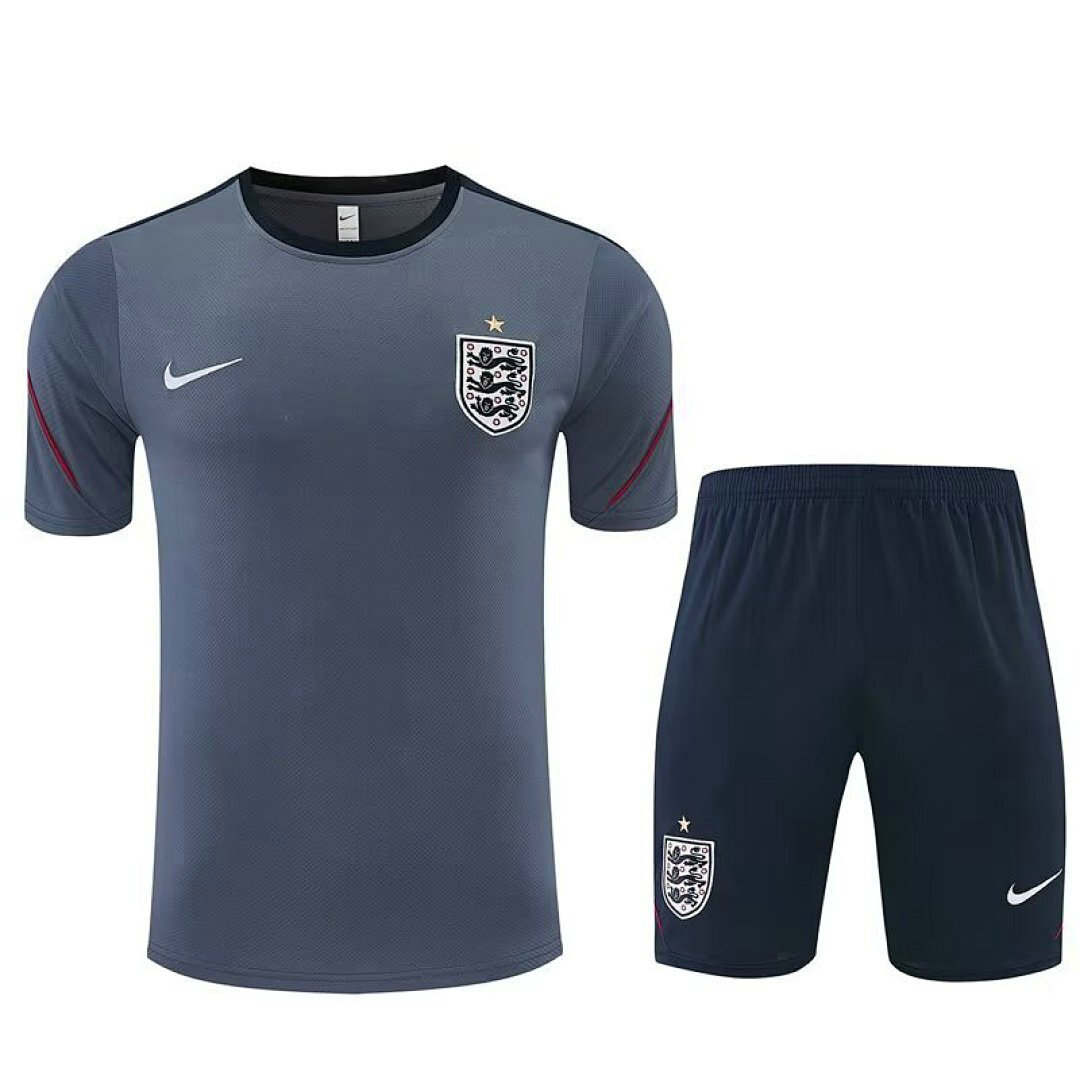 Ensemble Maillot de foot Angleterre 2026/2027 - Gris