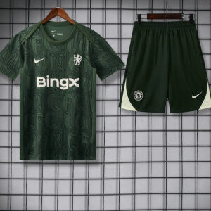 Ensemble Maillot de foot Chelsea 2026/2027 - Vert Motif