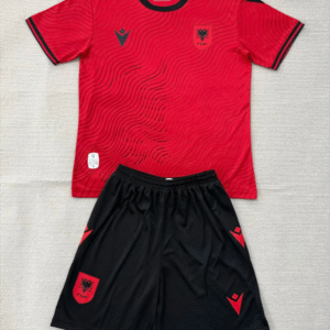 Ensemble Maillot Enfant Albanie 2026/2027 - Domicile Rouge