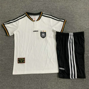 Ensemble Maillot Enfant Allemagne 1996 - Domicile Blanc