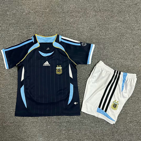 Ensemble Maillot Enfant Argentine 2006 - Exterieur Bleu