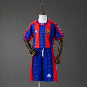 Ensemble Maillot Enfant Barcelone 1996/1997 - Domicile