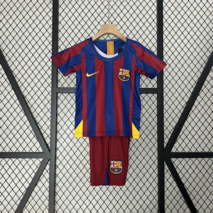 Ensemble Maillot Enfant Barcelone 2005/2006 - Domicile
