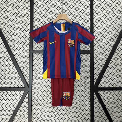 Ensemble Maillot Enfant Barcelone 2005/2006 - Domicile