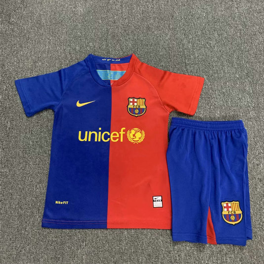 Ensemble Maillot Enfant Barcelone 2008/2009 - Domicile
