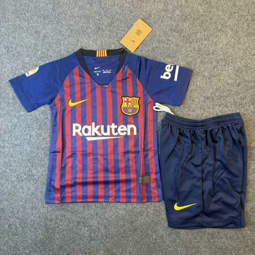 Ensemble Maillot Enfant Barcelone 2018/2019 - Domicile