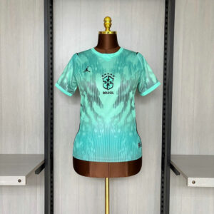 Maillot de foot femme Brésil Femme Coupe du monde 2026 - Gardien De But Vert