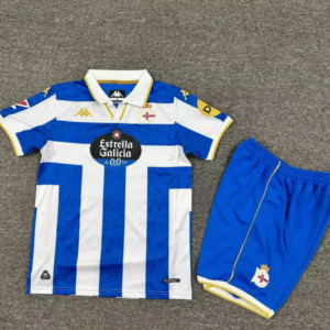 Ensemble Maillot Enfant Deportivo La Coruna 2025/2026 - Domicile