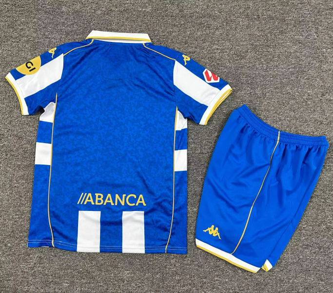 Ensemble Maillot Enfant Deportivo La Coruna 2025/2026 - Domicile