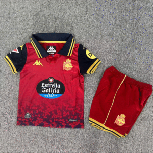 Ensemble Maillot Enfant Deportivo La Coruna 2025/2026 - Exterieur