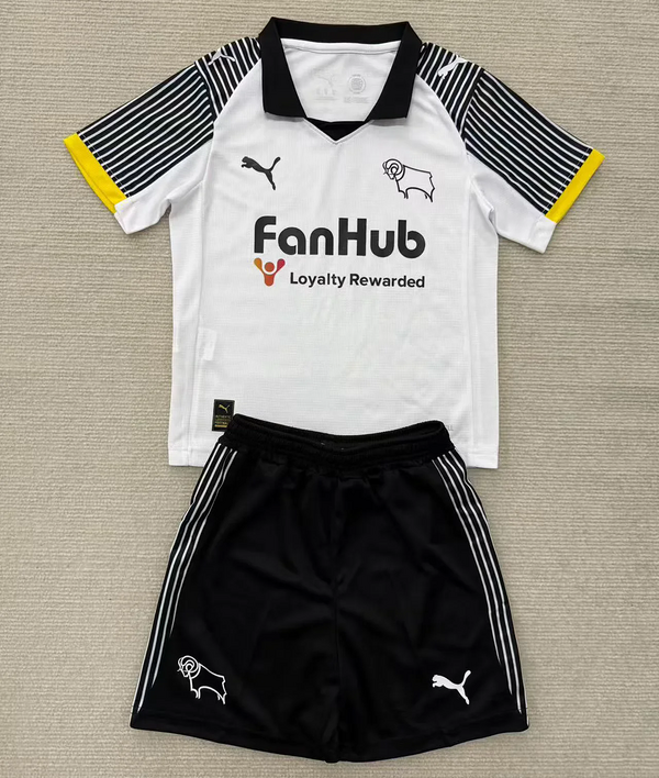 Ensemble Maillot Enfant Derby County 2025/2026 - Domicile
