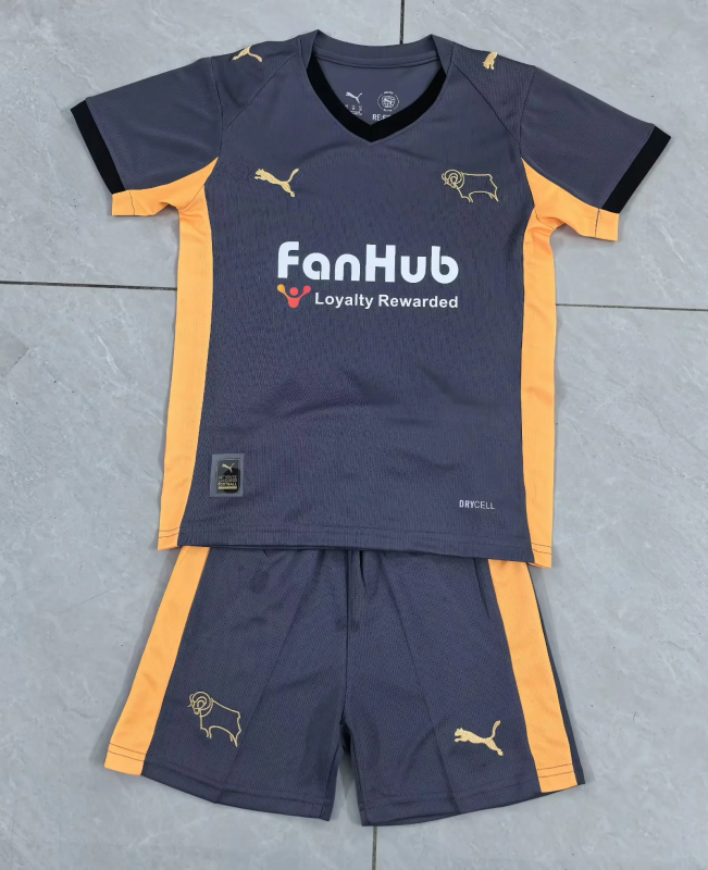 Ensemble Maillot Enfant Derby County 2025/2026 - Exterieur