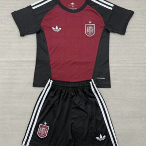 Ensemble Maillot Enfant Espagne 2026 - Gardien De But Bordeaux