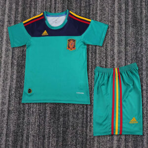 Ensemble Maillot Enfant Espagne 2010 - Gardien De But Bleu