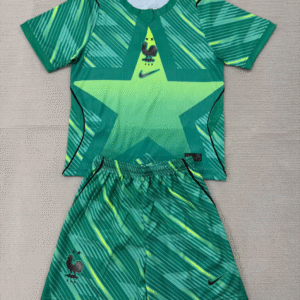Ensemble Maillot Enfant France 2026 - Gardien De But Vert