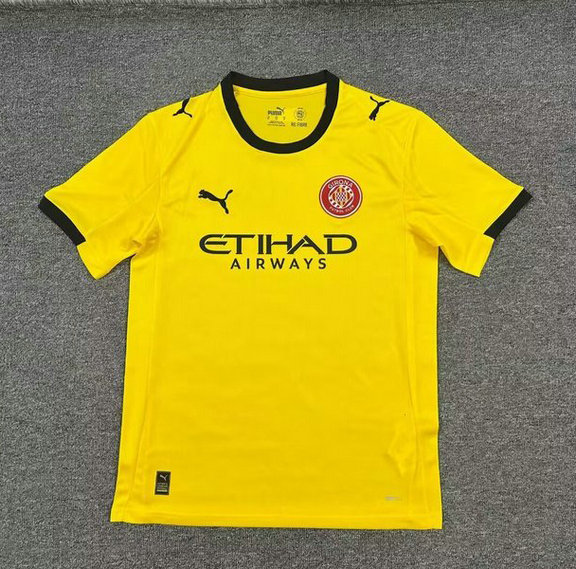 Maillot-Girona-2025-2026-exterieur-Jaune-1.jpg Maillot de foot Girona 2025/2026 - Exterieur Jaune