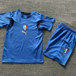 Ensemble Maillot Enfant Italie 2006 - Domicile Blue